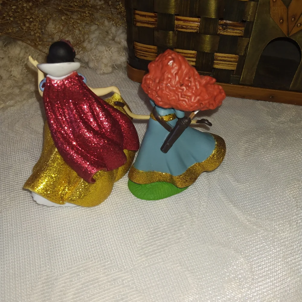 Disney Princess Figurines with Castle
